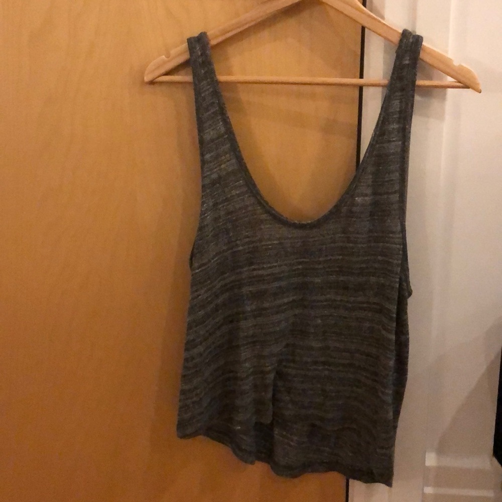 Low back grey Brandy Melville tank